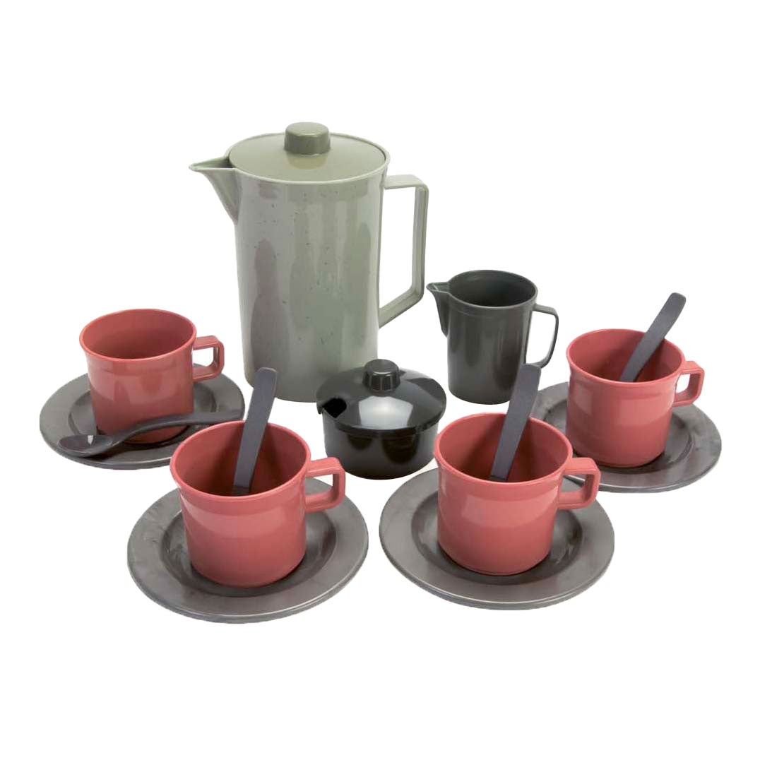 Juego de café Dantoy, 17 piezas.