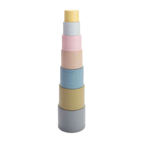 Torre apilable Dantoy, 7 piezas.