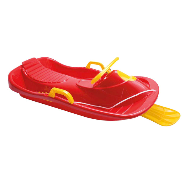 Dantoy bobsleigh orientable rojo, 95 cm