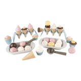 Set de cupcakes y helados Dantoy, 54 piezas.