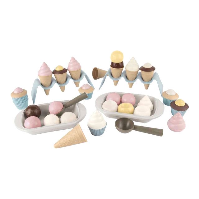 Set de cupcakes y helados Dantoy, 54 piezas.