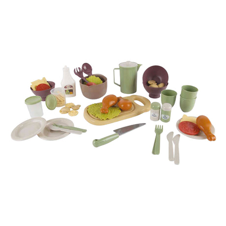 Juego de cocina Dantoy, 56 piezas.