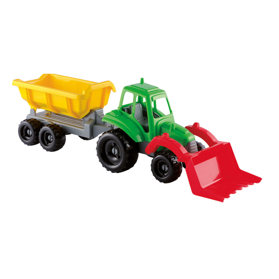 Tractor ecoiffier con remolque