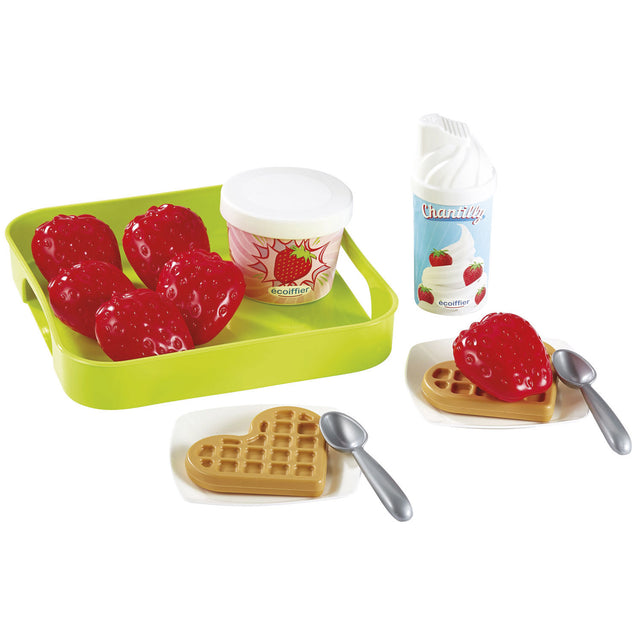 Ecoiffier 100% jefe de fresas con sirvientes