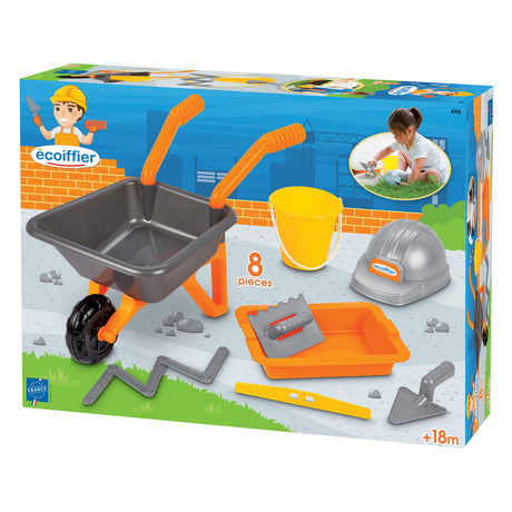 Ecoffier Carretilla ecoiffier con set de albañilería