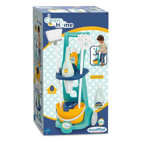 Ecoffier clean kit de almacenamiento ecoiffier clean juguetes del hogar 8 piezas