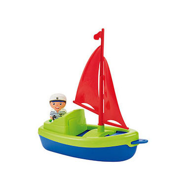 Velero Ecoiffier con figura de juego - 22cm