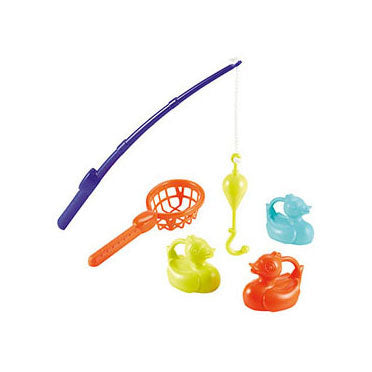 Juego de pesca Ecoiffier patos con red de desembarco - 5 piezas.