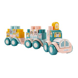 Abrick playset ecoiffier entrena una construcción