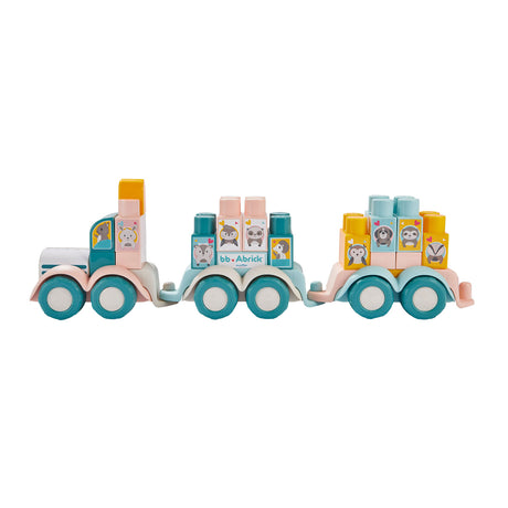 Abrick playset ecoiffier entrena una construcción