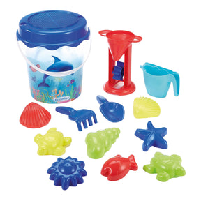 Juego de cubos de delfines Ecoiffier con accesorios, 12 uds.