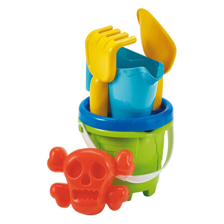 Écoiffier juego de cubos ecoiffier pirata con accesorios - 6 piezas.