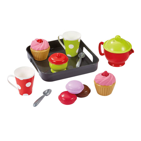 Set de juego de cupcakes en bandeja 100% chef Écoiffier ecoiffier - 12 piezas.