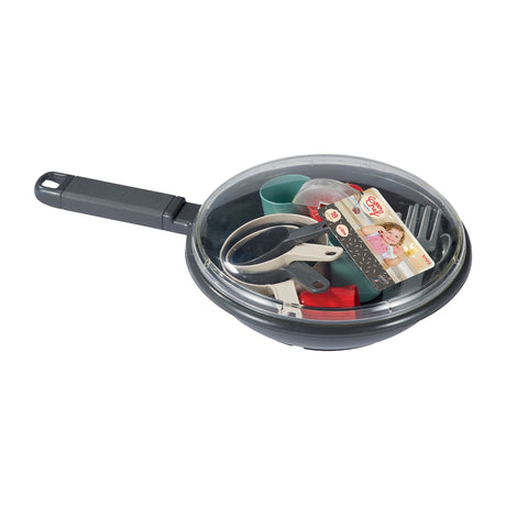 Vajilla y cubertería en sartén Écoiffier ecoiffier 100% chef - 19 uds.