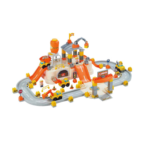 Ecoiffier abrick set completo de construcción con accesorios - 124 piezas