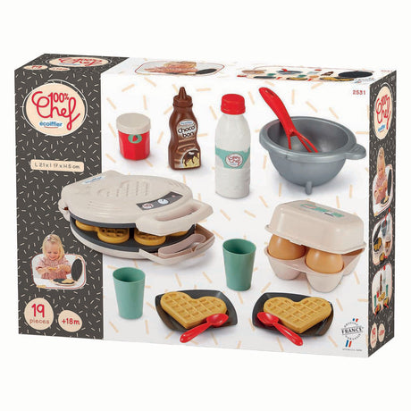 Gofrera Écoiffier ecoiffier 100% chef - 19 uds.
