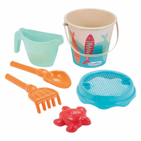Écoiffier cubo de arena ecoiffier sardina - 17cm 6ud.