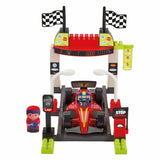 Ecoiffier abrick play set pit stop formula 1