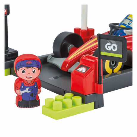 Ecoiffier abrick play set pit stop formula 1