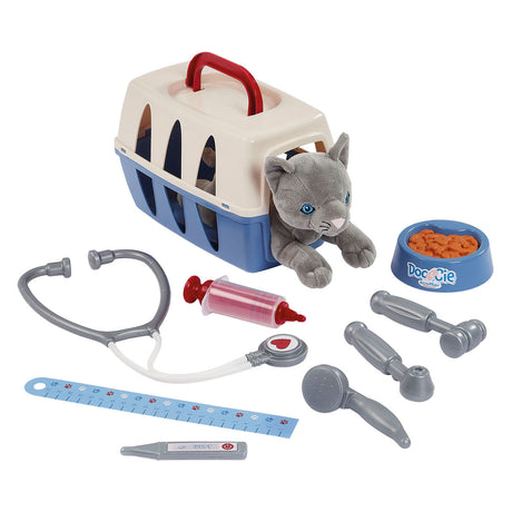 Carro veterinario Ecoiffier doc cie con gato - 14 uds.