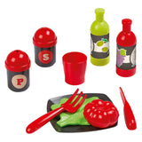 Set de comida y vajilla 100% chef Ecoiffier - 100uds.