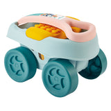 Carro de mano Ecoiffier bb de ladrillo con 40 bloques de construcción