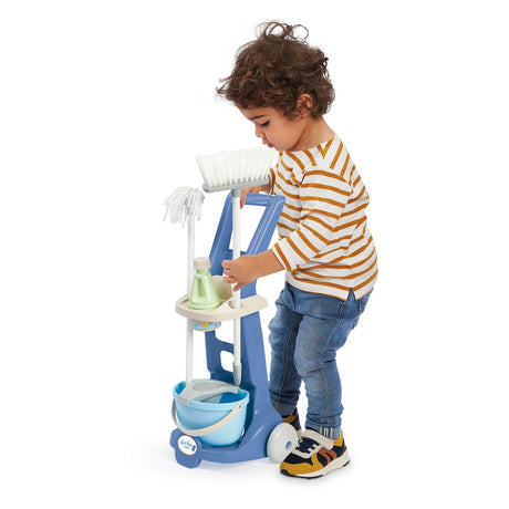 Ecoiffier clean home schoonmaakkar met stofzuiger - 10dlg.