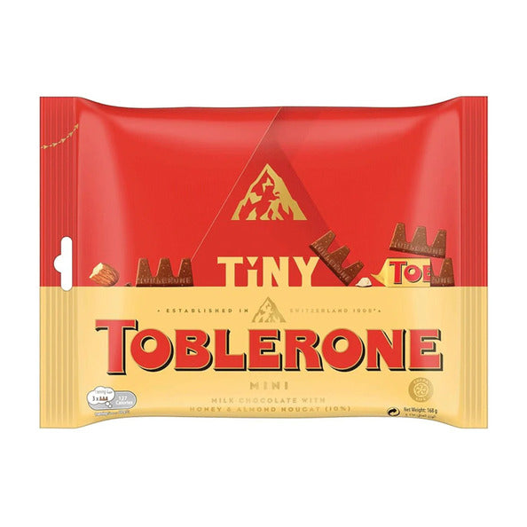 Toblerone bolsita de leche pequeña (20x 168 gr)