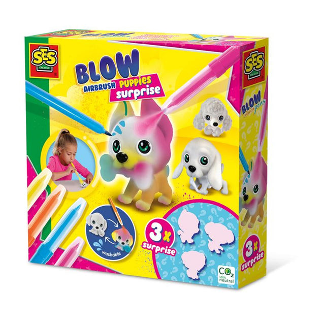 Rotuladores aerógrafo Ses Blow - Cachorros sorpresa 3x