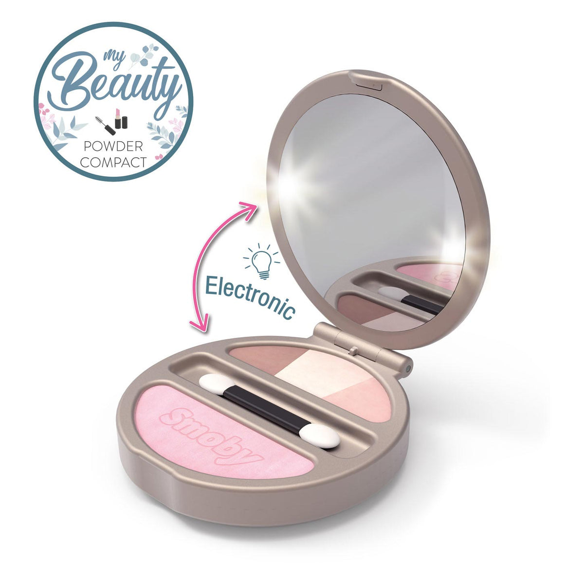 Smoby mi compacto de polvo de belleza