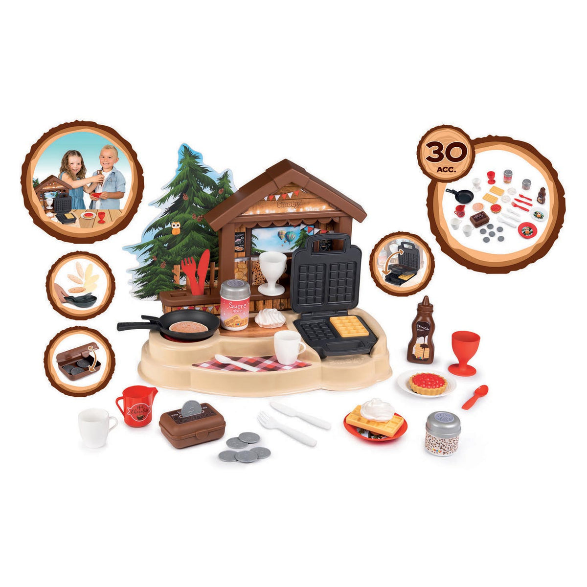 Smoby Winter Chalet con accesorios 30dlg.