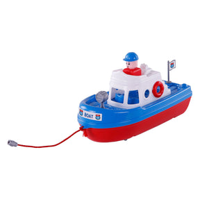 Barco de Cavallino con figura de juego