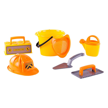 Cavallino Brick Bucket Juego con herramientas y casco, 6dlg.