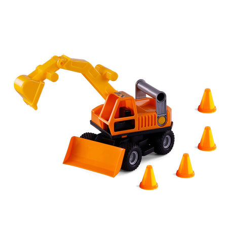 Excavador de agarre Cavallino con neumáticos de goma, 29 cm