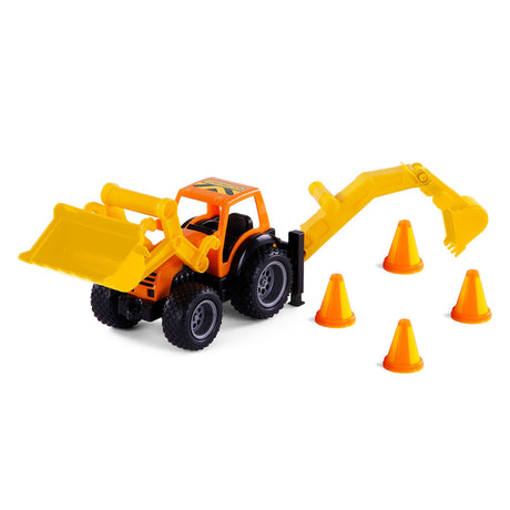 Tractor de excavador de agarre Cavallino con neumáticos de goma, 38.5 cm