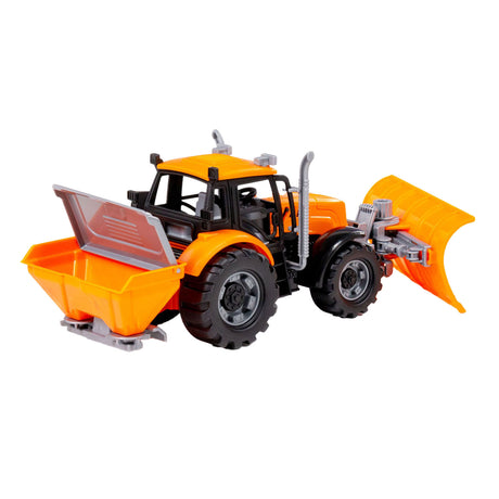 Cavallino Tractor con Snow Team Yellow, Escala 1:32