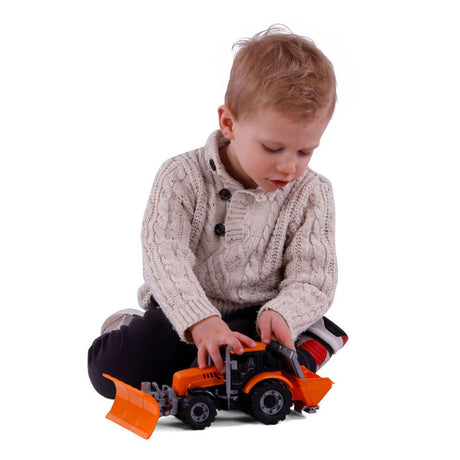 Cavallino Tractor con Snow Team Yellow, Escala 1:32