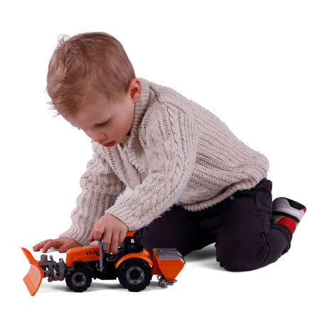 Cavallino Tractor con Snow Team Yellow, Escala 1:32
