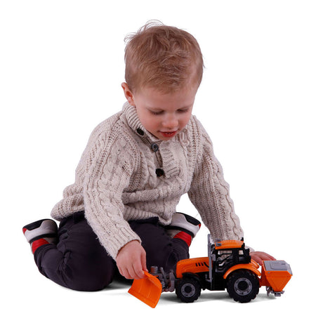 Cavallino Tractor con Snow Team Yellow, Escala 1:32