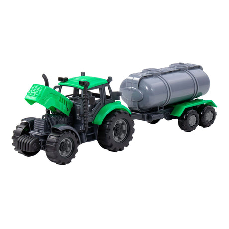 Tractor Cavallino con Tank Truck Green, Escala 1:32