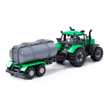 Tractor Cavallino con Tank Truck Green, Escala 1:32