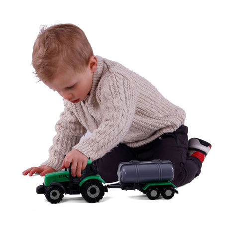 Tractor Cavallino con Tank Truck Green, Escala 1:32