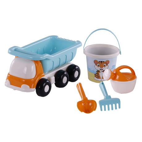 Cavallino Strand Kiepwagen con cubo Azul, 5dlg.