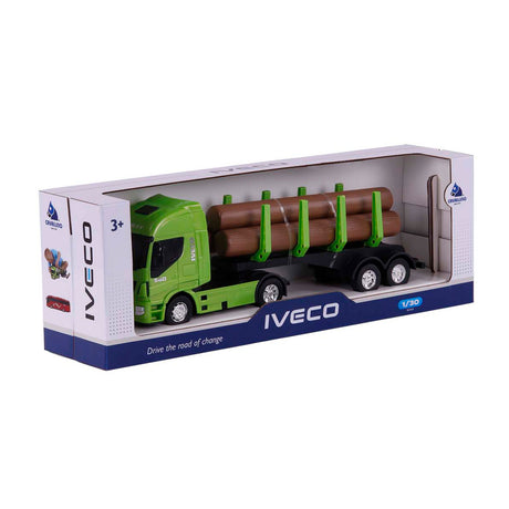 Camión tronco de árbol cavallino iveco escala 1:30