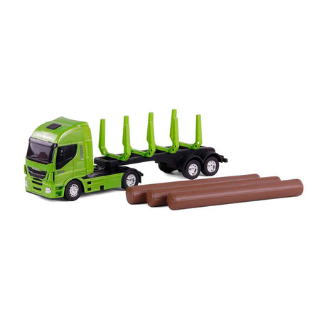Camión tronco de árbol cavallino iveco escala 1:30
