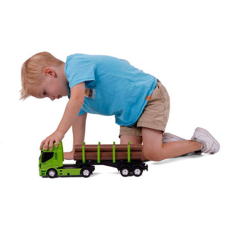 Camión tronco de árbol cavallino iveco escala 1:30