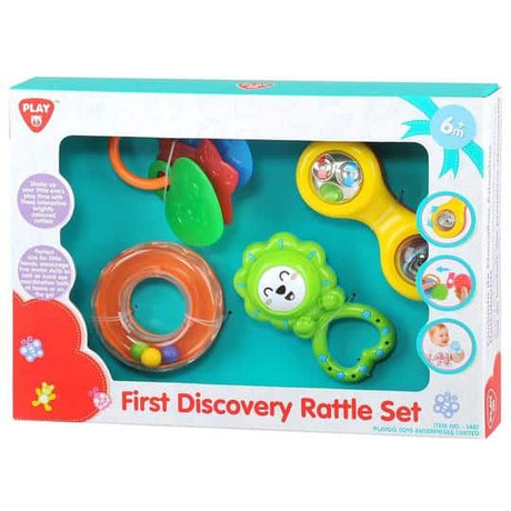 Playgo - Set de regalo con 4 juguetes para bebé