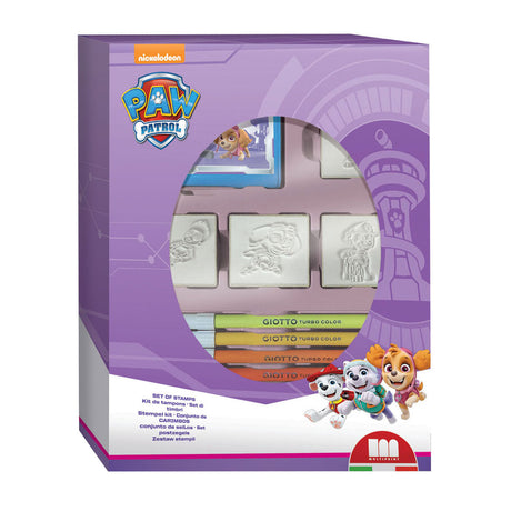 Set de sellos skye de patrulla canina con 4 sellos
