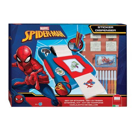 Conjunto de máquinas de pegatina Spiderman multiprint
