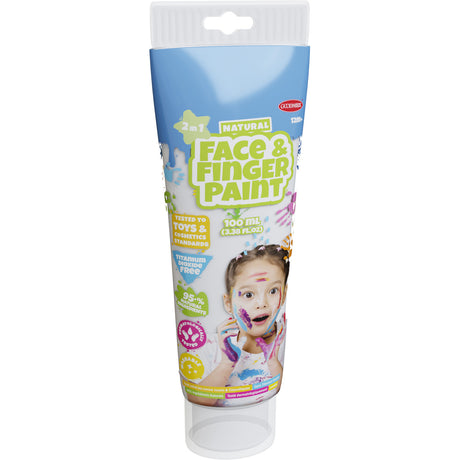 Tubo de pintura para dedos Boti natural face - blanco, 100 ml